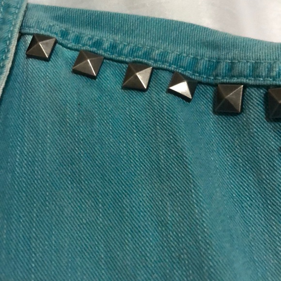 Blue ombre jean vest - Picture 2 of 4